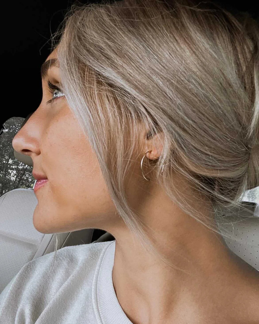 Desert Moon Design  Ava Hoops 14k gf