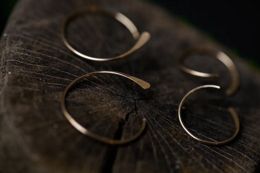 Desert Moon Design  Ava Hoops 14k gf