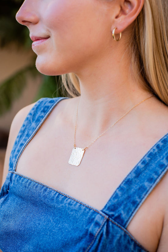 Desert Moon Design Bayso 16" Necklace 14gf