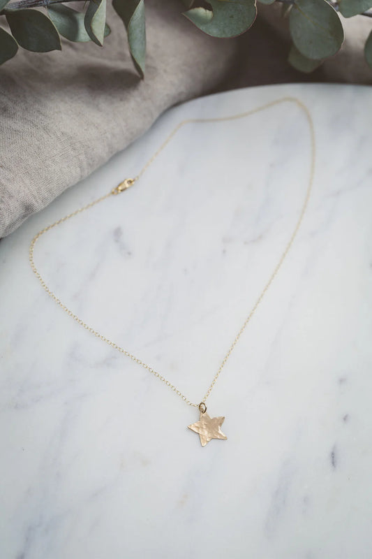 Desert Moon Design Ciel Necklace Star 14K gf