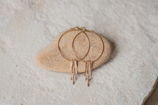 Desert Moon Design Hailey Hoops 14k Gold Filled 