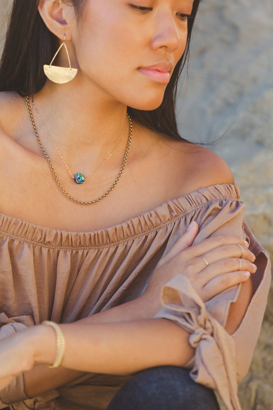 Desert Moon Design Hilo Necklace 14gf