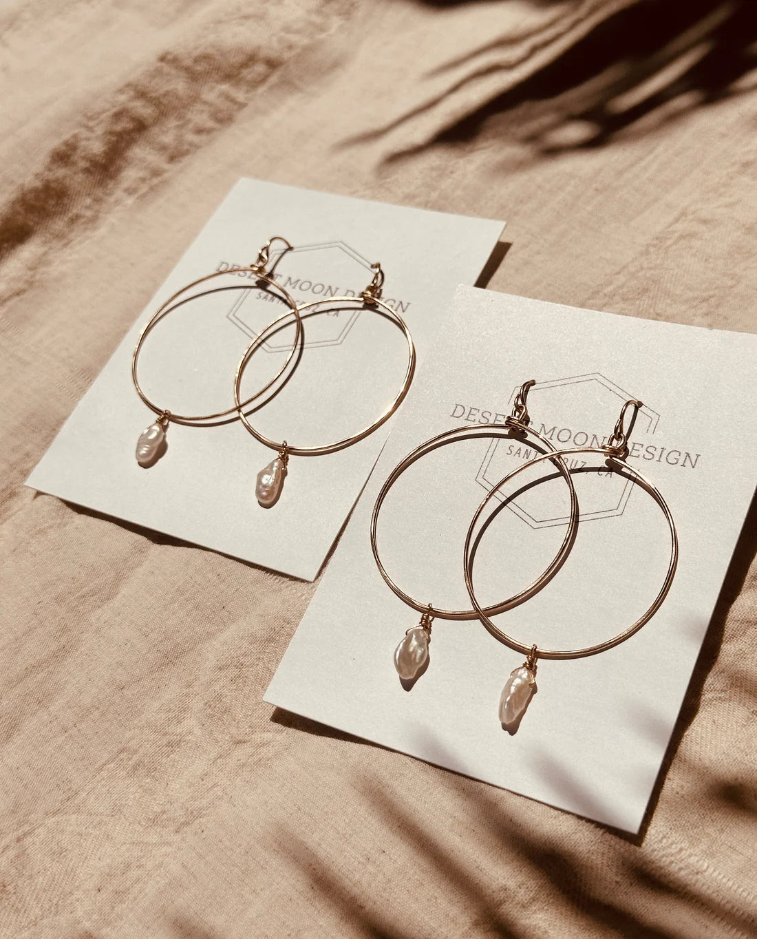 Desert Moon Design Kapa Hoops Sterling Silver