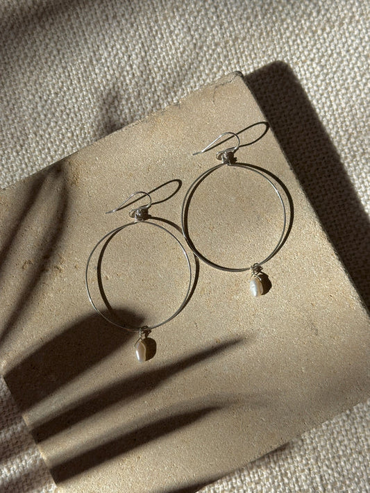 Desert Moon Design Kapa Hoops Sterling Silver