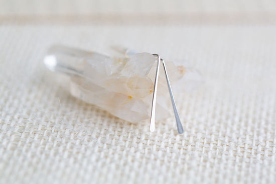 Desert Moon Design Paddle Studs 14k GF & Sterling Silver