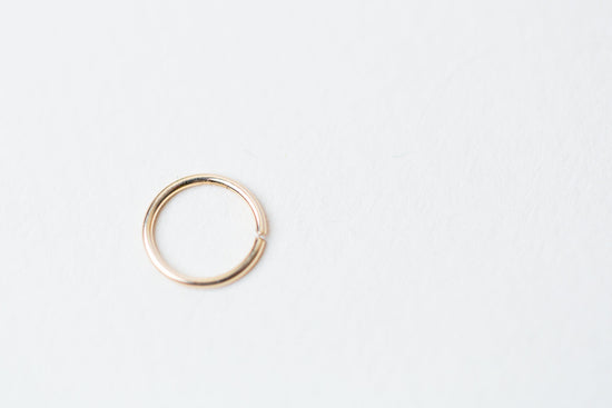 Desert Moon Design Piercing Ring 14k GF & Sterling Silver