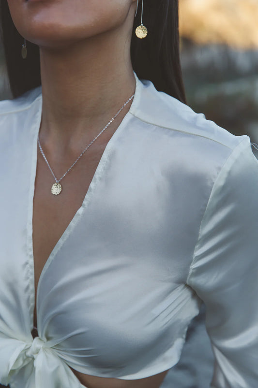 Desert Moon Design Saige Necklace Sterling Silver