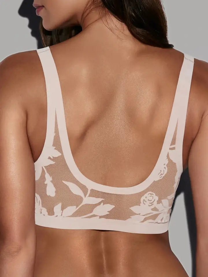 EBY SHEER FLOCKED BRA MADAM LUX 1
