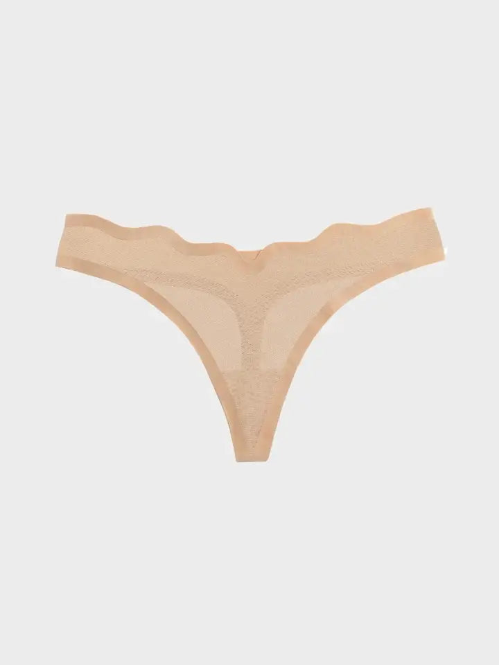 EBY SHEER LUCY THONG COOKIE DOUGH
