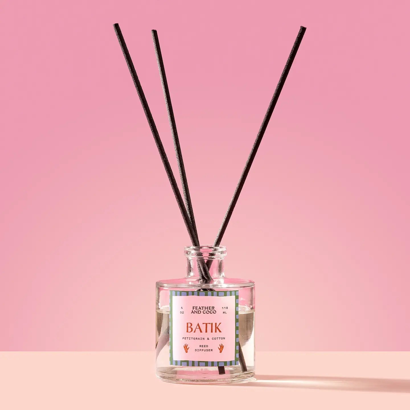 FEATHER AND COCO BATIK REED DIFFUSER FOR HOME&nbsp;