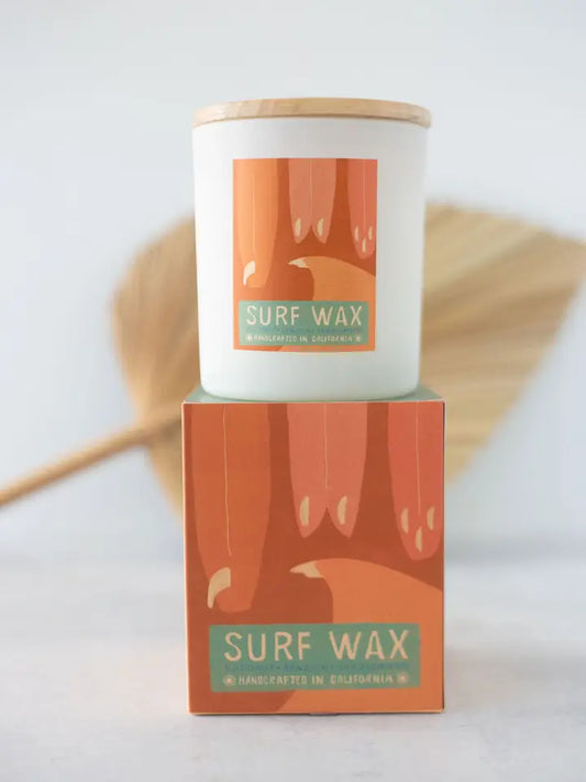 FEATHER AND COCO SURF WAX  CANDLE 7 OUNCE