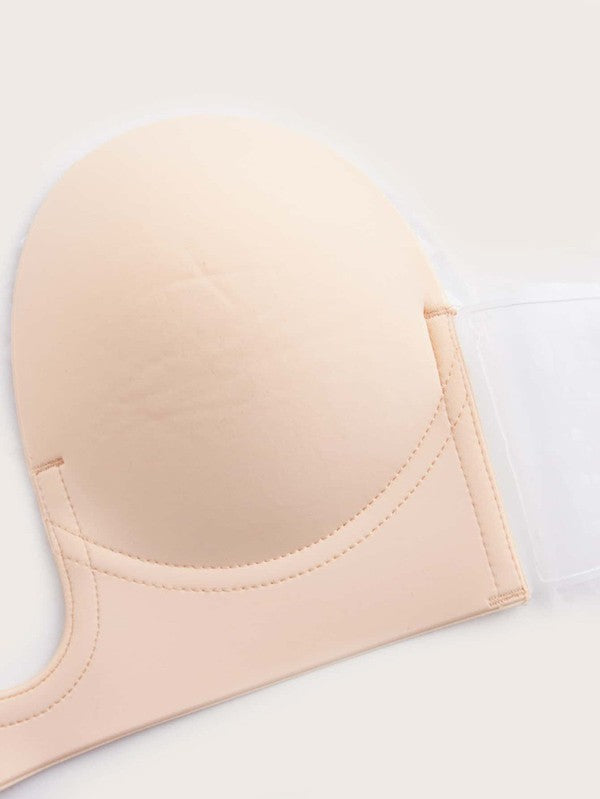 FOREVER-FOXY BACKLESS STRAPLESS V-BRA BEIGE