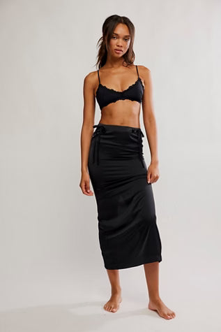 FREE PEOPLE CHARLIE V BRALETTE BLACK