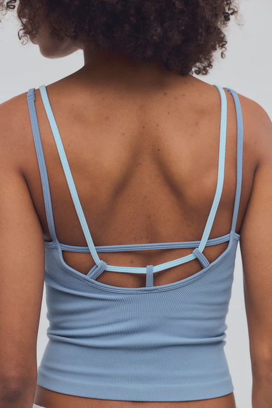 FREE PEOPLE ALL CLEAR COASTLINE CAMI MOUNTAIN SPRING COMBO