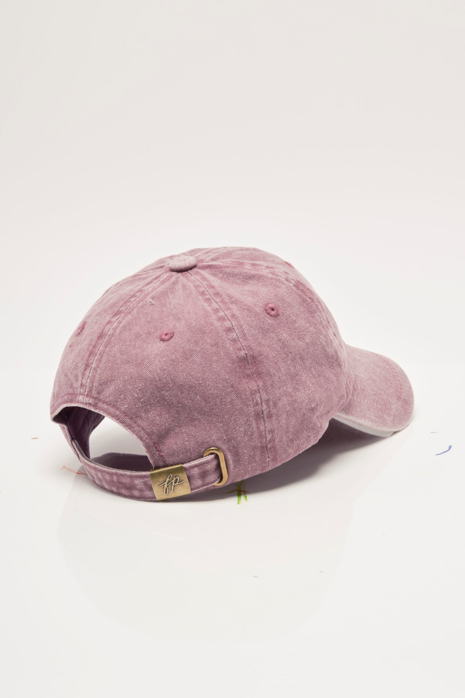 FREE PEOPLE BIG BUTI BASEBALL CAP MULBERRY TONAL