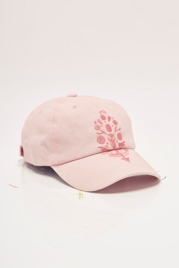 FREE PEOPLE BIG BUTI BASEBALL CAP ROSEWATER/PETAL