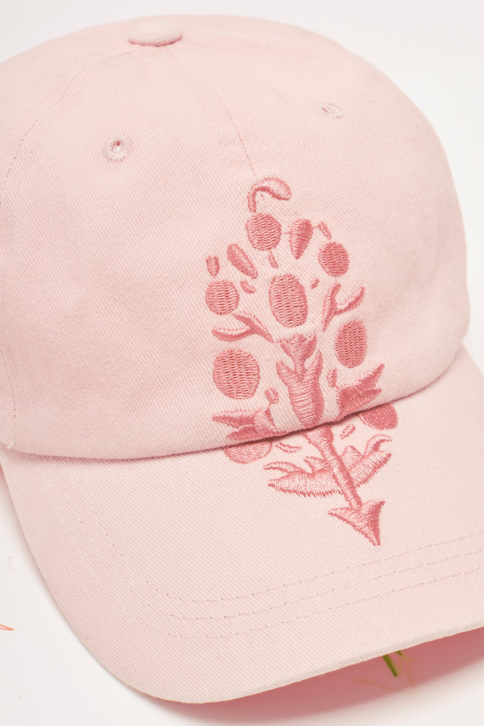 FREE PEOPLE BIG BUTI BASEBALL CAP ROSEWATER/PETAL