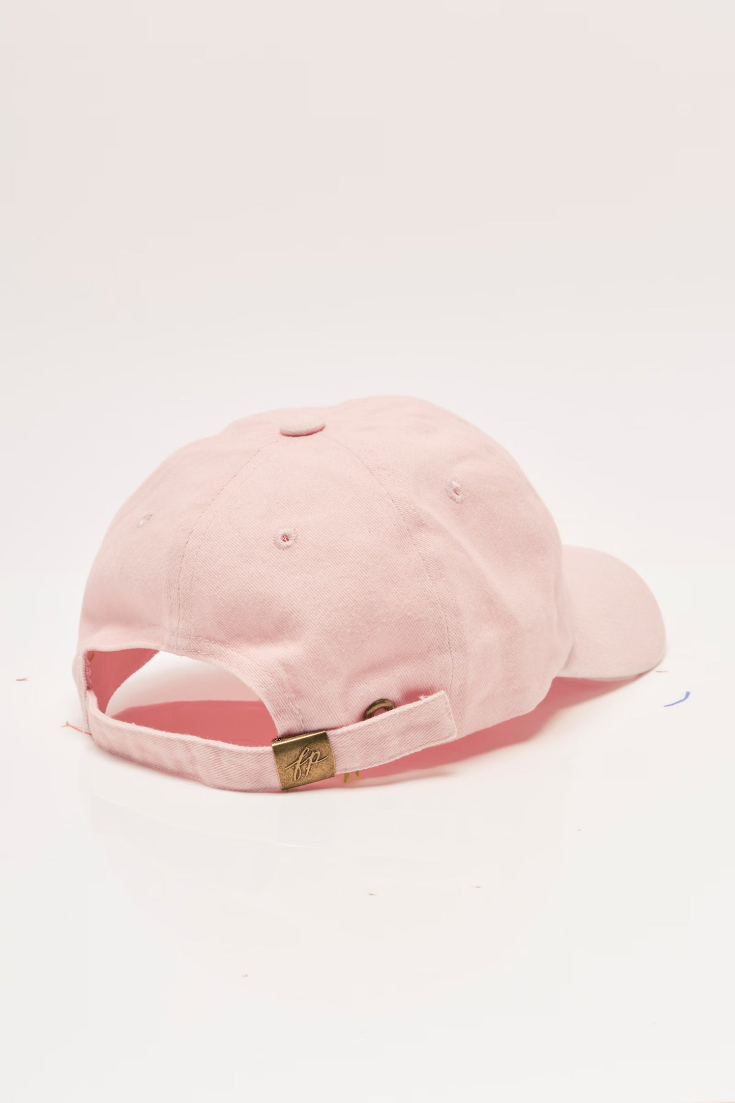 FREE PEOPLE BIG BUTI BASEBALL CAP ROSEWATER/PETAL
