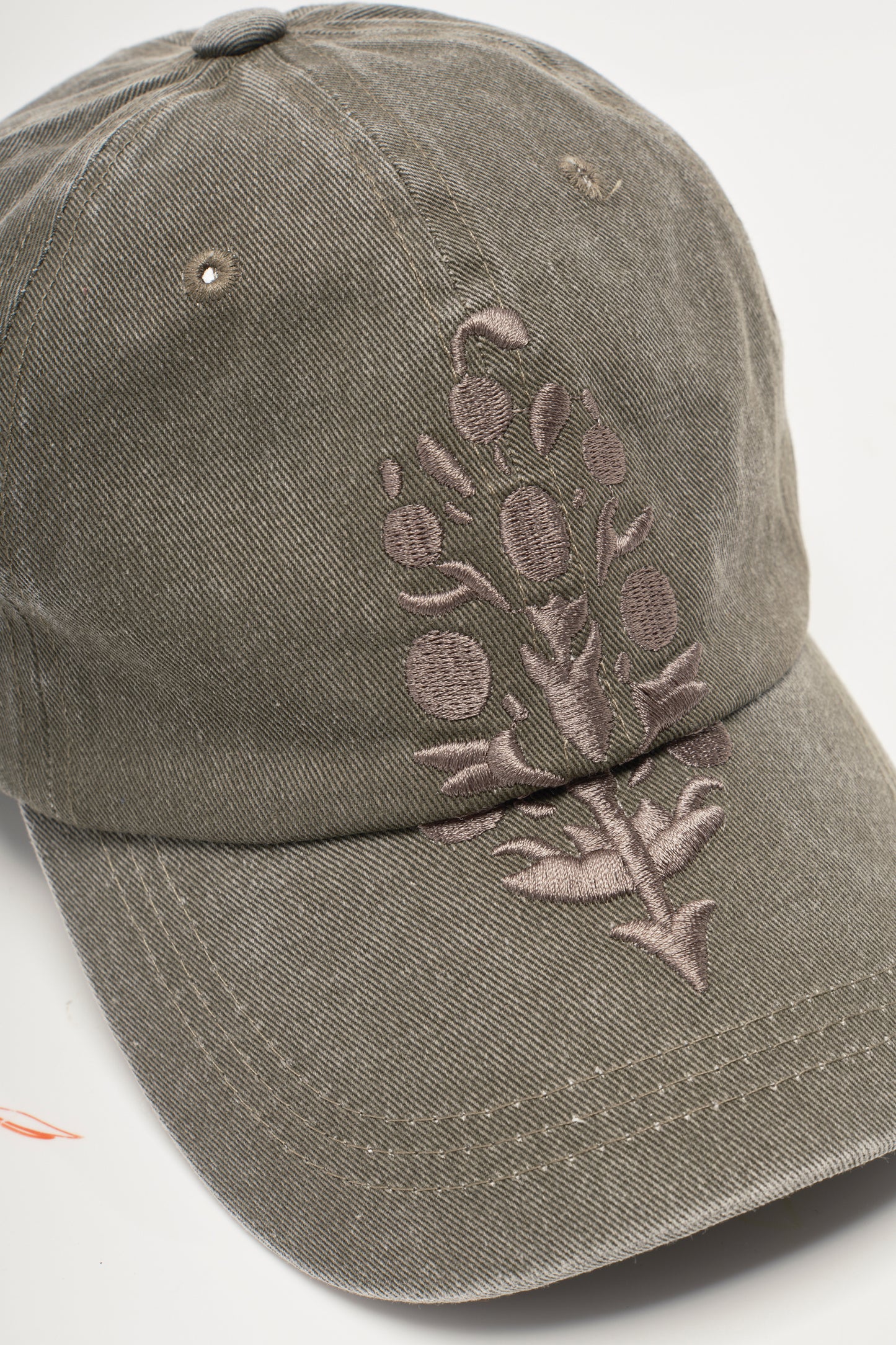 FREE PEOPLE BIG BUTI BASEBALL CAP SEAGRASS TONAL