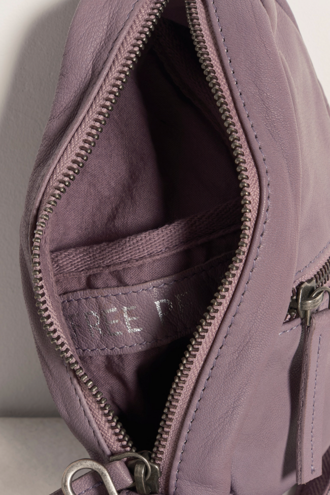 FREE PEOPLE COFFEE DATE MINI CROSSBODY LILAC DUST