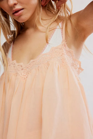 FREE PEOPLE DAYLIGHT CHARM CAMI SPARKLING SUNSET