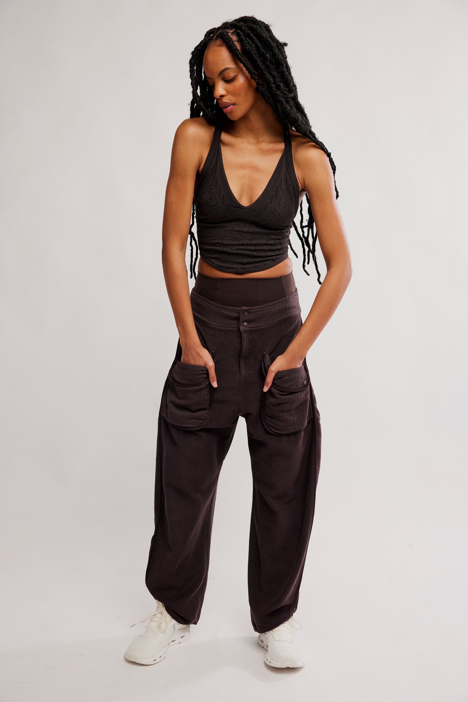 FREE PEOPLE DAY DREAM CAMI CHOCOLATE