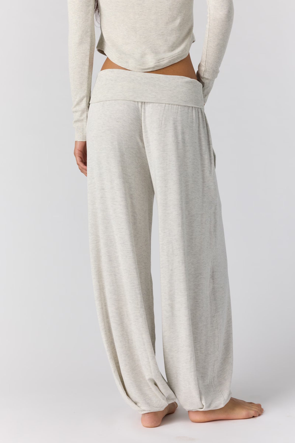 FREE PEOPLE DREAM STATE JOGGERS HEATHER GREY