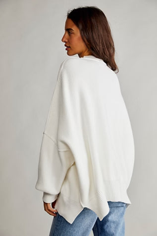 FREE PEOPLE EASY STREET TUNIC PAINTED WHITE