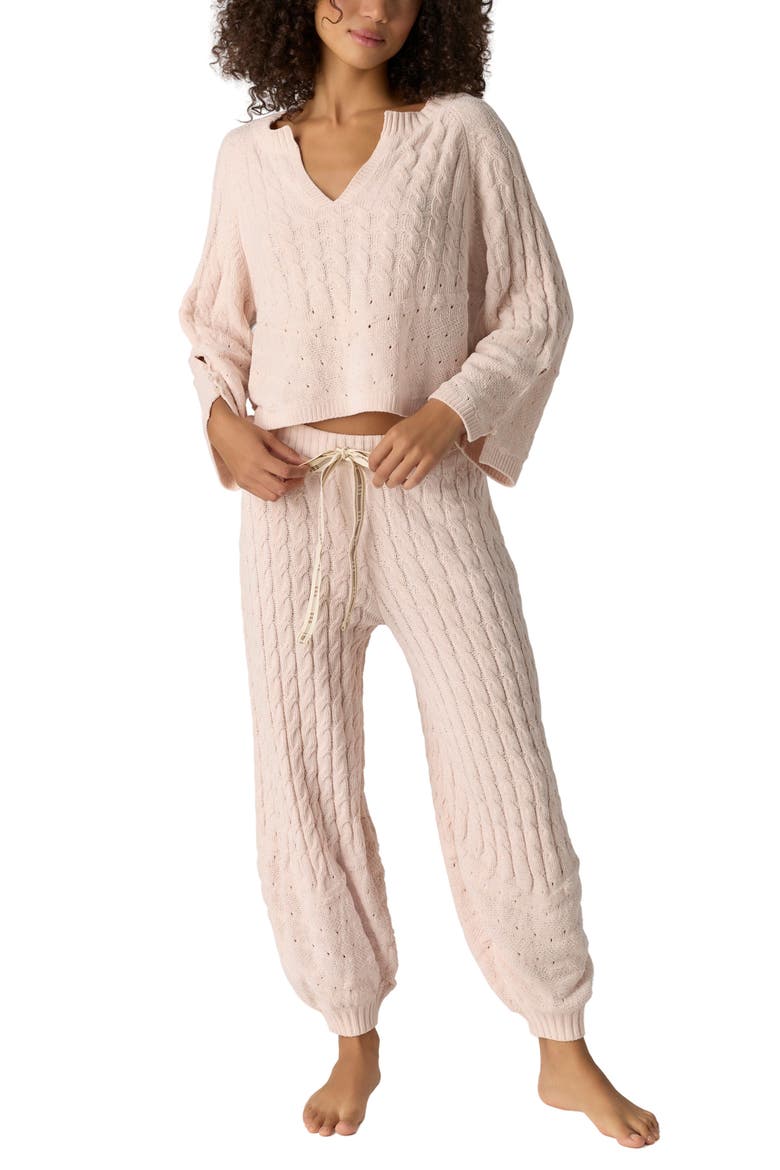 FREE PEOPLE FIRESIDE CRUSH JOGGER NEUTRAL COMBO
