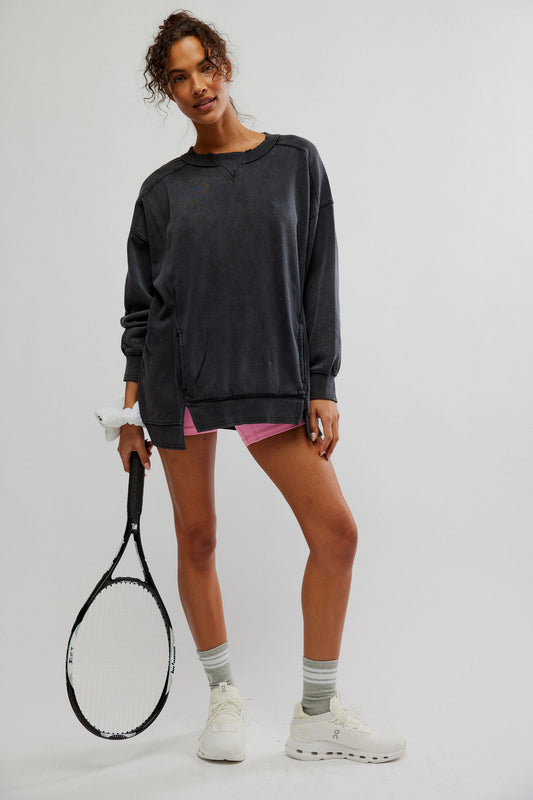 FREE PEOPLE INTERCEPT TUNIC BLACK