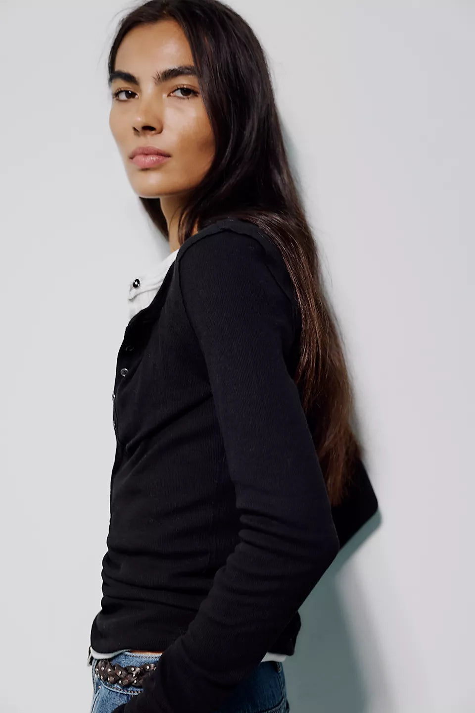 FREE PEOPLE JAMIE HENLEY PITCH BLACK