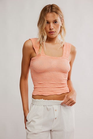 FREE PEOPLE LOVE LETTER CAMI SPRING MELON