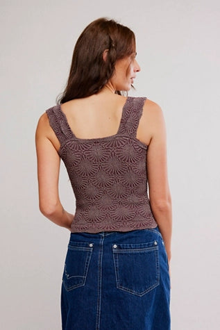 FREE PEOPLE LOVE LETTER CAMI VINTAGE GRAPE