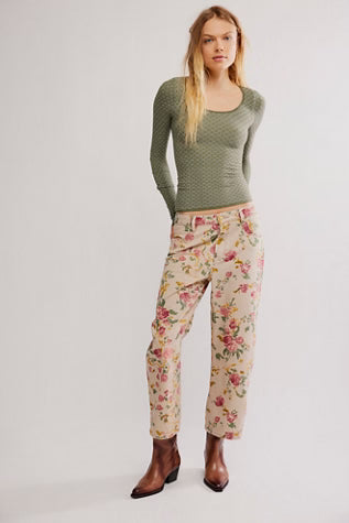 FREE PEOPLE LOVE LETTER LONG SLEEVE ADVENTURER