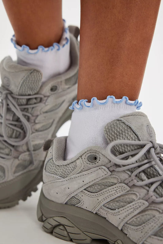 FREE PEOPLE MOVEMENT CLASSIC RUFFLE SOCKS SKYLINE