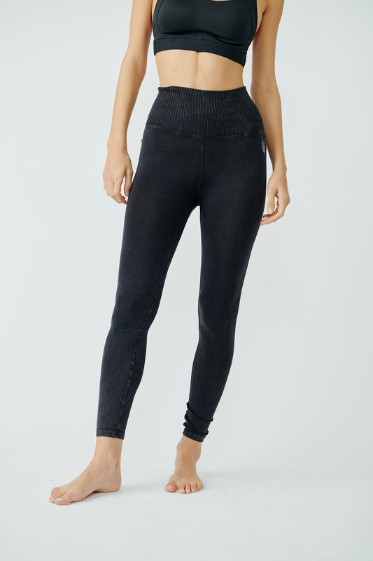 FREE PEOPLE MOVEMENT GOOD KARMA LEGGING WASHED BLACK