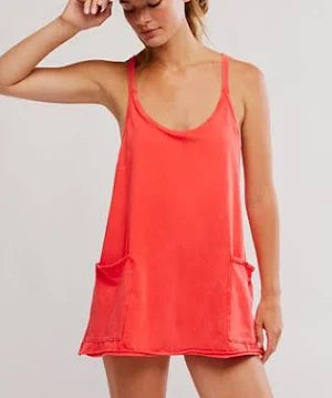 FREE PEOPLE MOVEMENT HEATHER HOT SHOT MINI GRAPEFRUIT