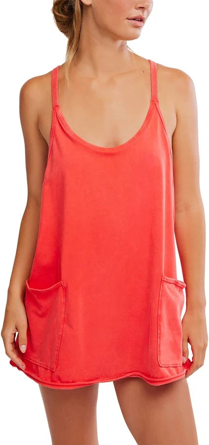 FREE PEOPLE MOVEMENT HEATHER HOT SHOT MINI GRAPEFRUIT