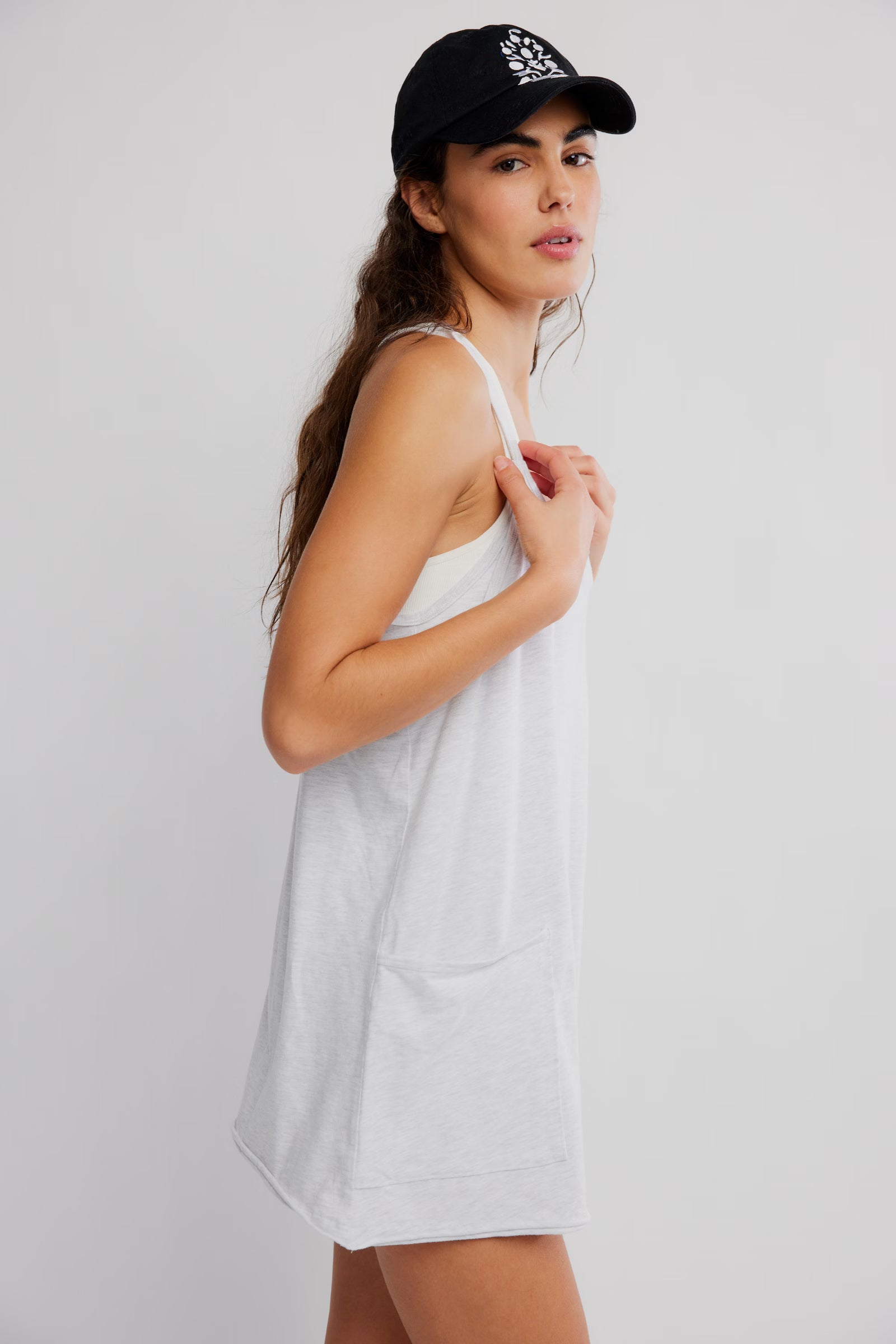 FREE PEOPLE MOVEMENT HEATHER HOT SHOT MINI WHITE HEATHER