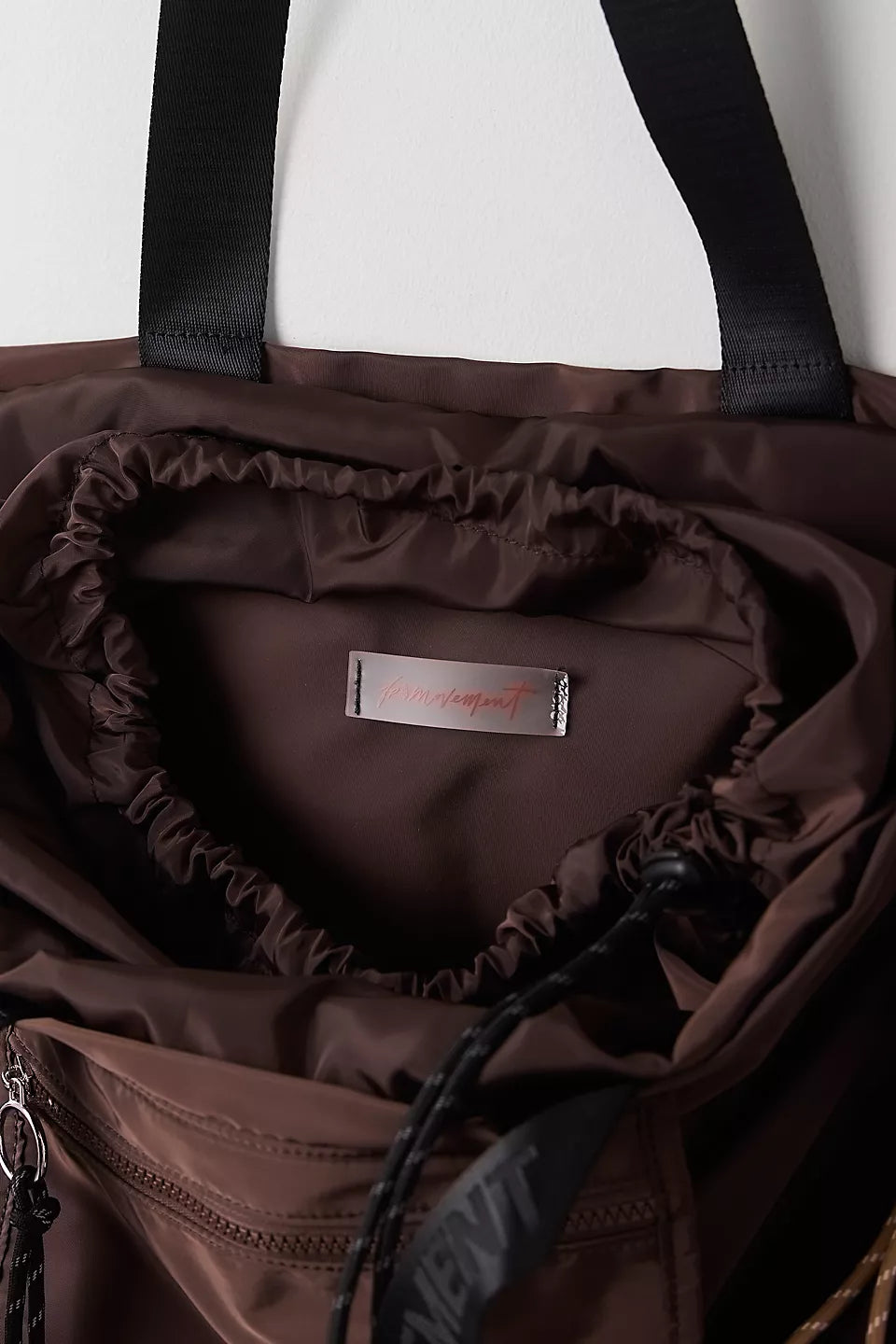 FREE PEOPLE MOVEMENT HOME TEAM TOTE CHOCOLATE