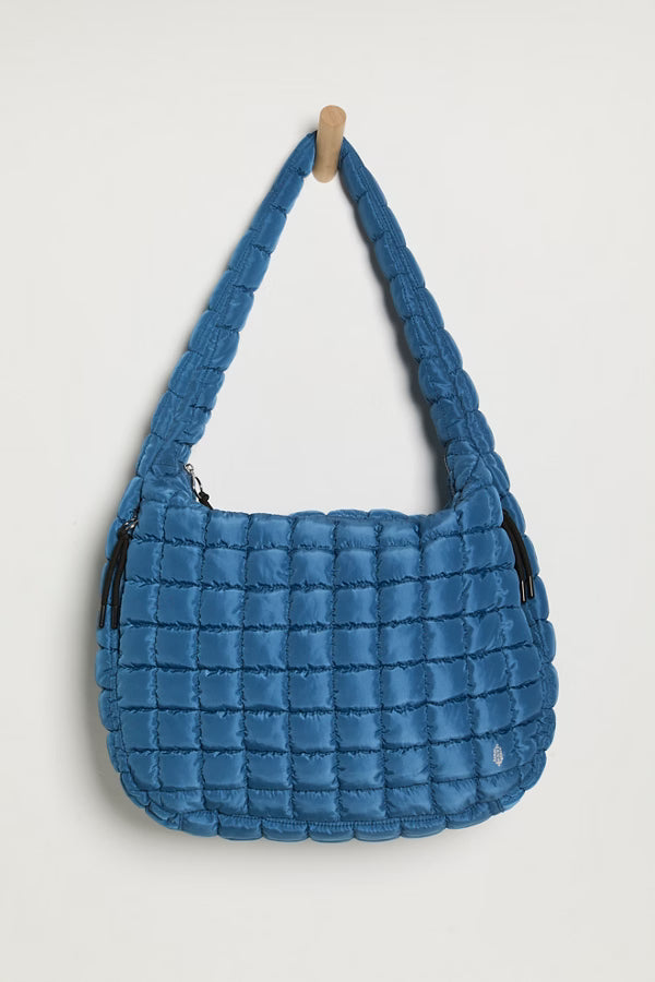FREE PEOPLE MOVEMENT QUILTED CARRY ALL DEEP TEAL