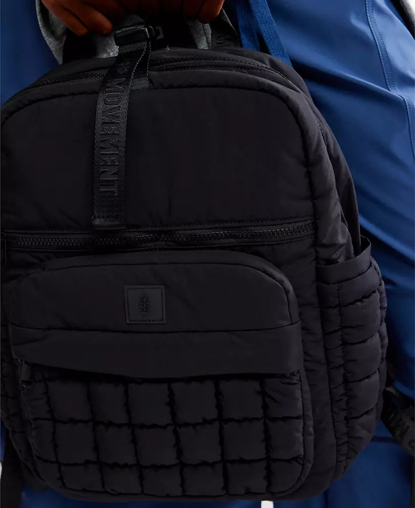 FREE PEOPLE MOVEMENT QUILTED PACK BLACK