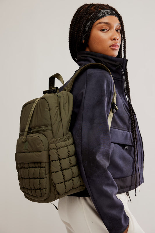 FREE PEOPLE MOVEMENT QUILTED PACK SEAGRASS