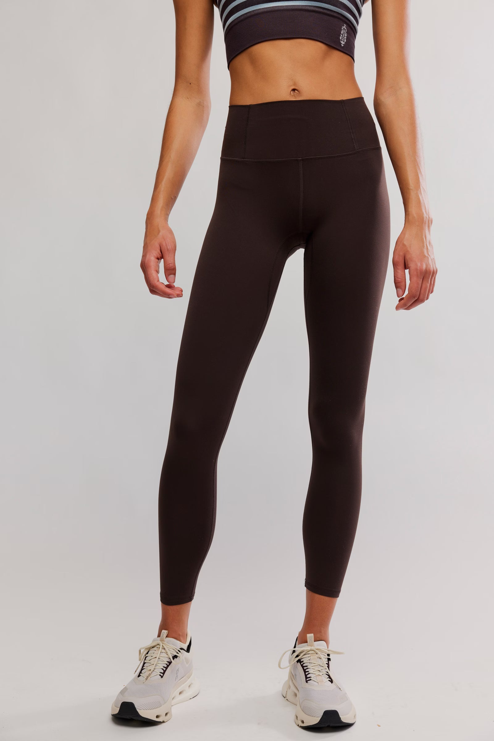 FREE PEOPLE NEVER BETTER LEGGING CHOCOLATE