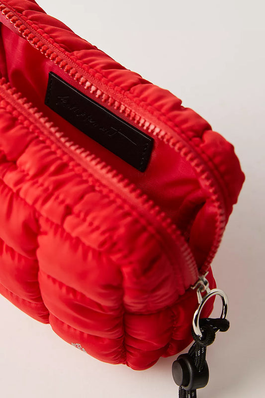 FREE PEOPLE QUILTED MINI CASE WINTERBERRY