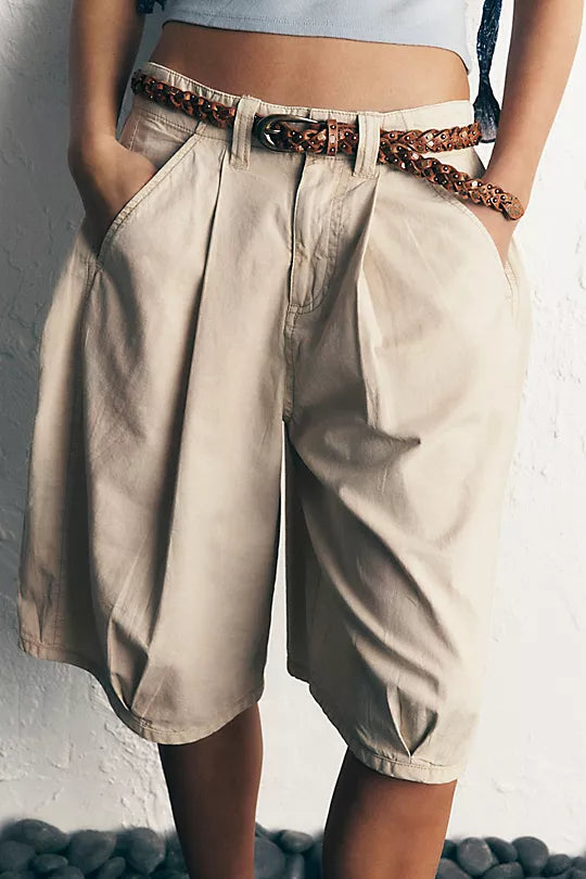 FREE PEOPLE SOL STUD BELT COGNAC 1