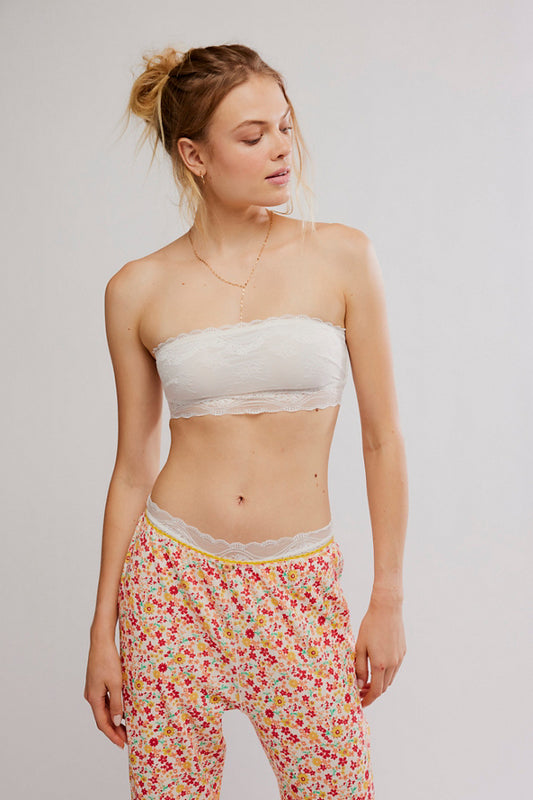 FREE PEOPLE SPRING FEVER BANDEAU WHITE ALYSSUM