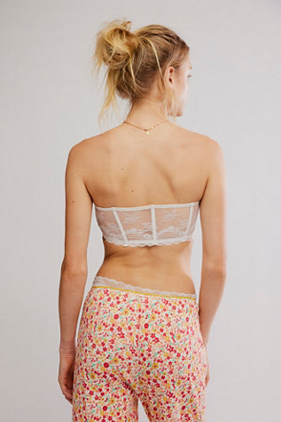 FREE PEOPLE SPRING FEVER BANDEAU WHITE ALYSSUM