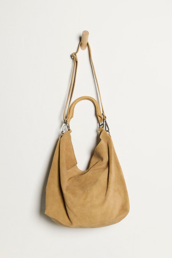 FREE PEOPLE SUZIE SUEDE SLOUCHY OVERSIZED TOTE BAG HARVEST GOLD