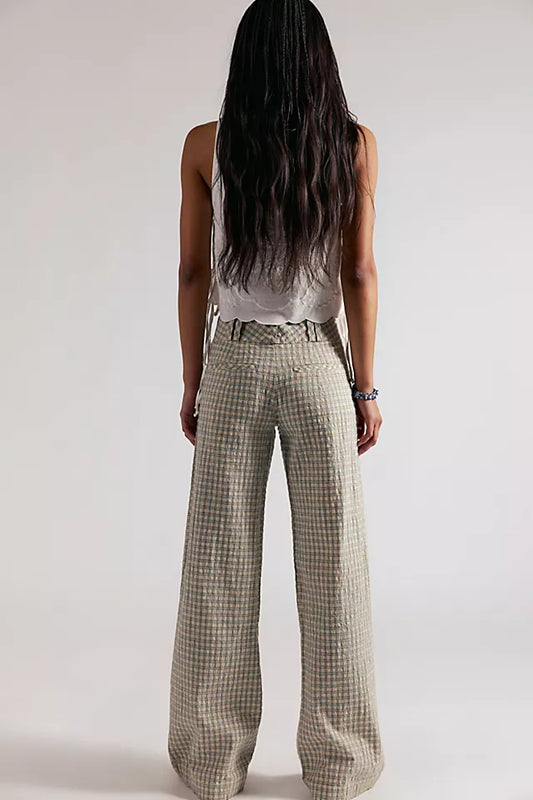 FREE PEOPLE Time Flies Low-Rise Clean Trousers 1